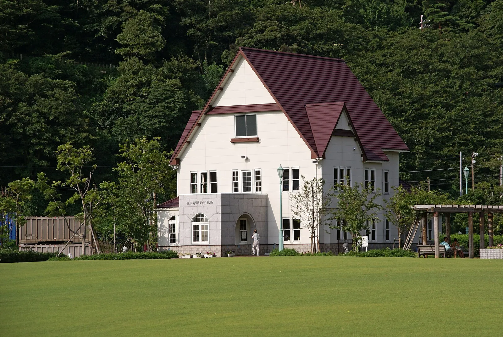 A western style building at Kanegasaki park in Tsuruga, the port where wartime refugees arrived