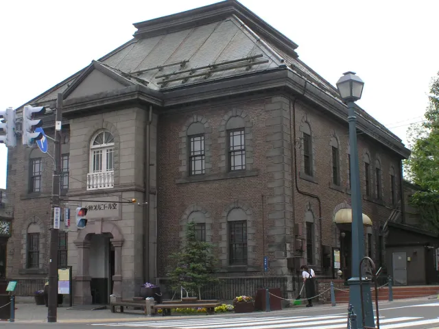 A historic two-storey brick building on a street corner